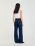 Wide-leg flared jeans
