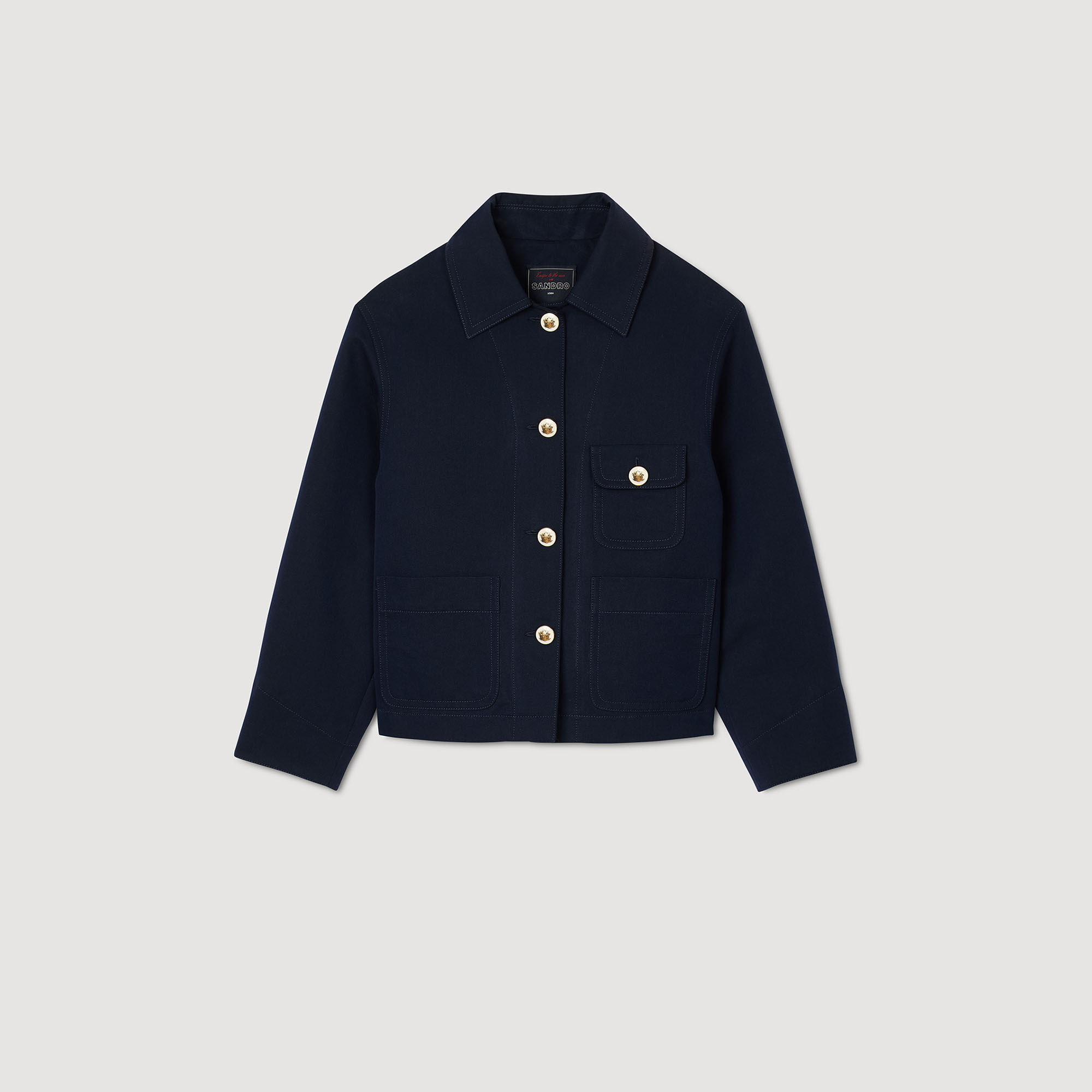 Blouson mit Offiziersknöpfen