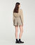 Short pleated skirt