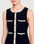 Robe courte en maille velours