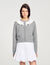 Cardigan à col contrasté