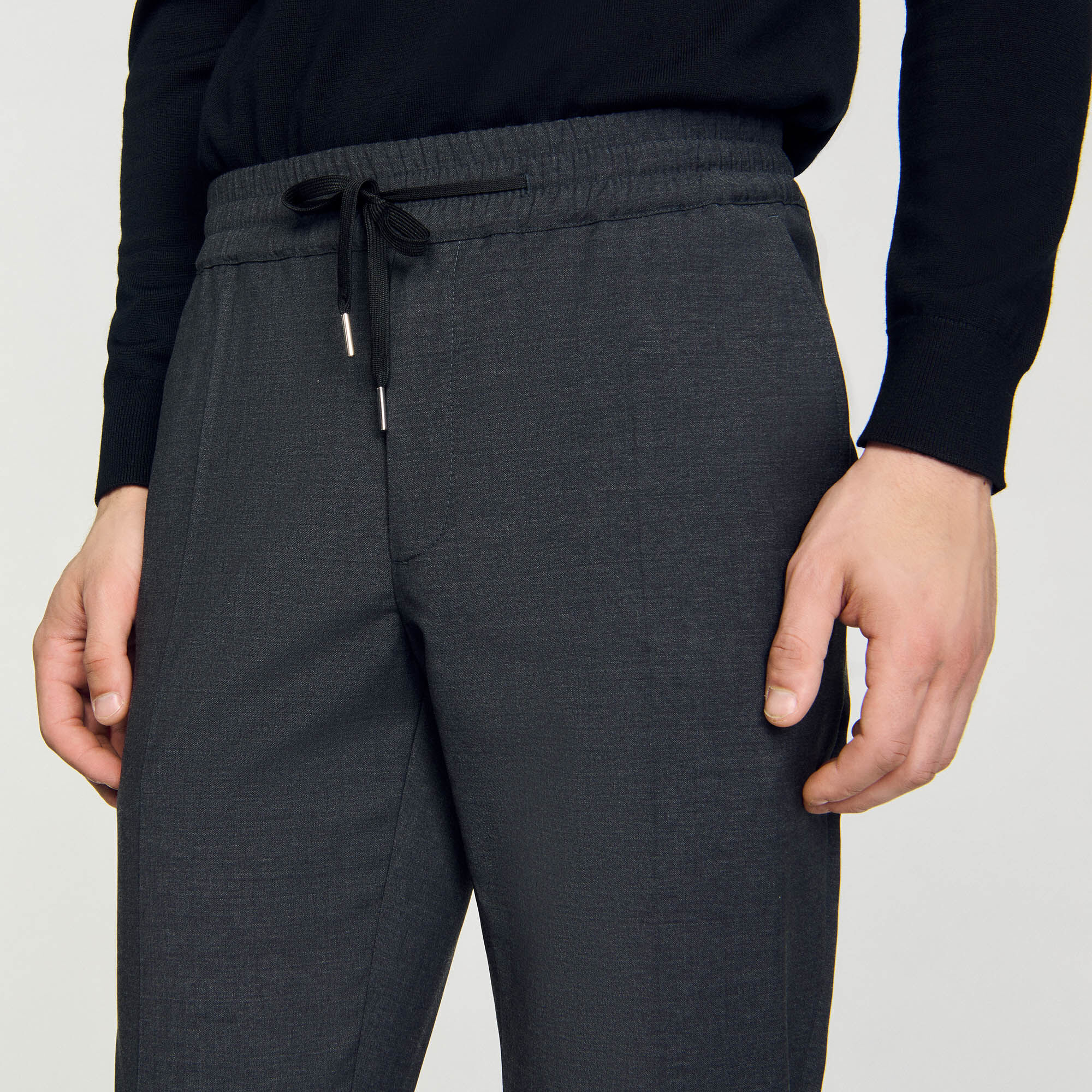 Elastische Hose mit geradem Schnitt
