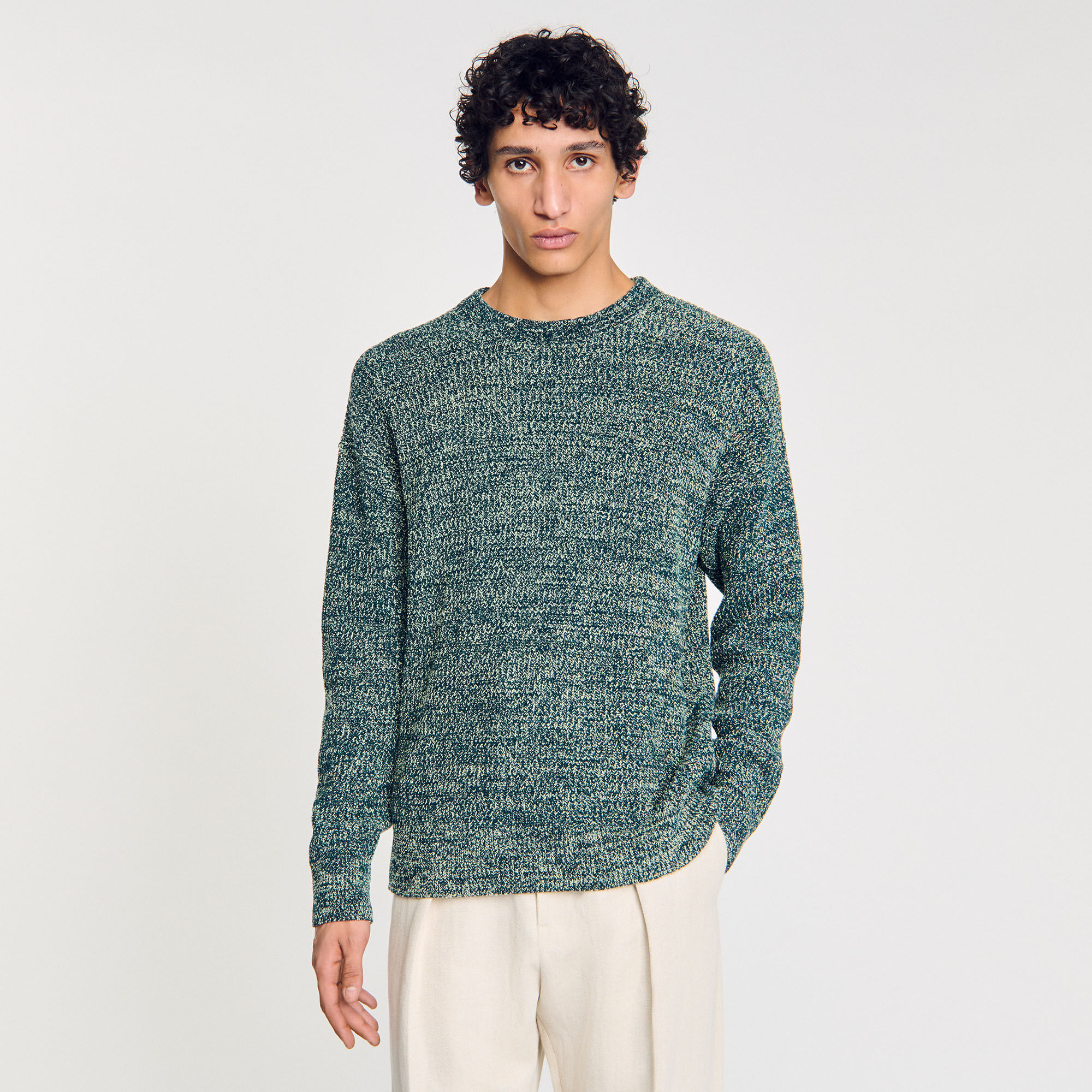Pull en maille chenille
