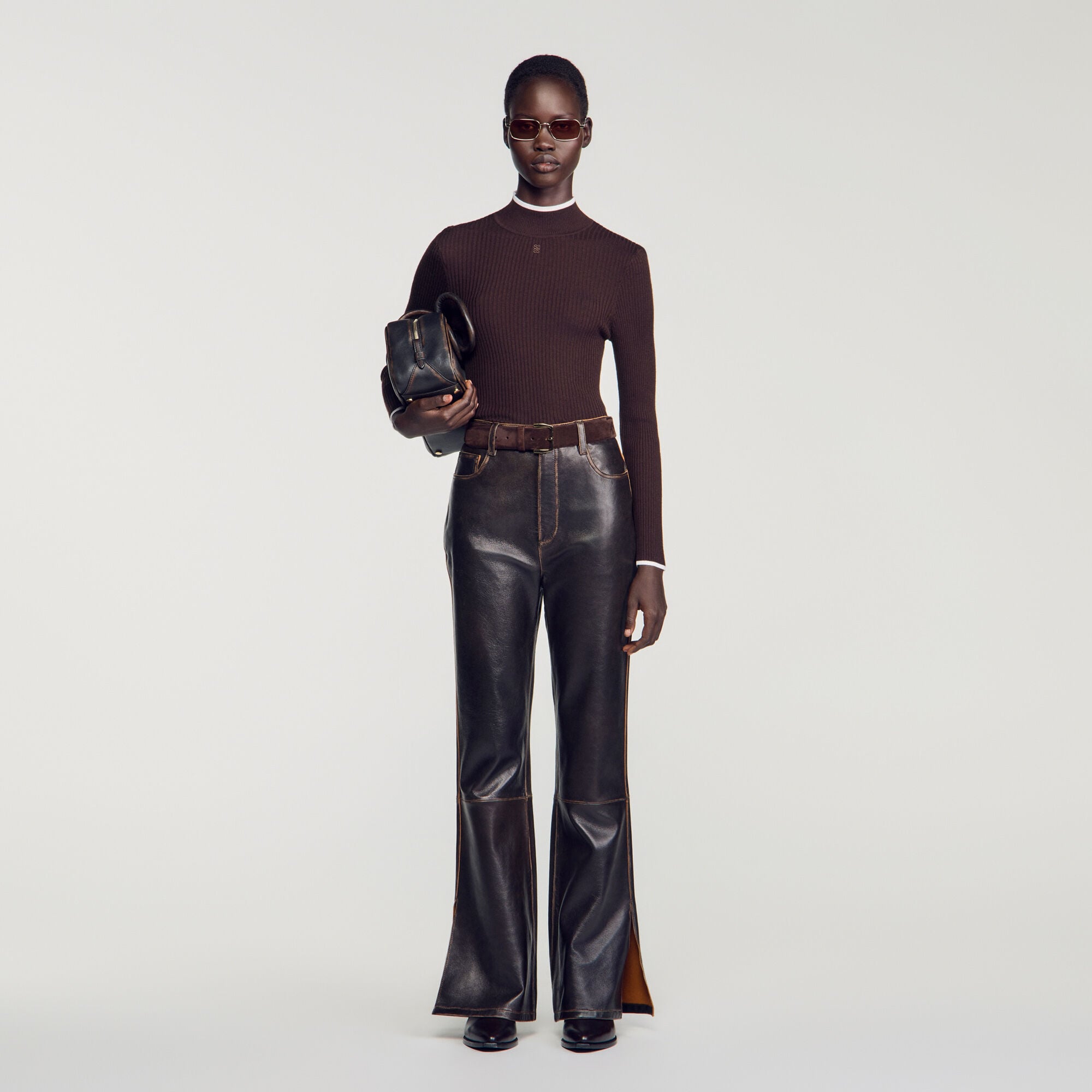 Ribbed roll-neck jumper - Women | Sandro