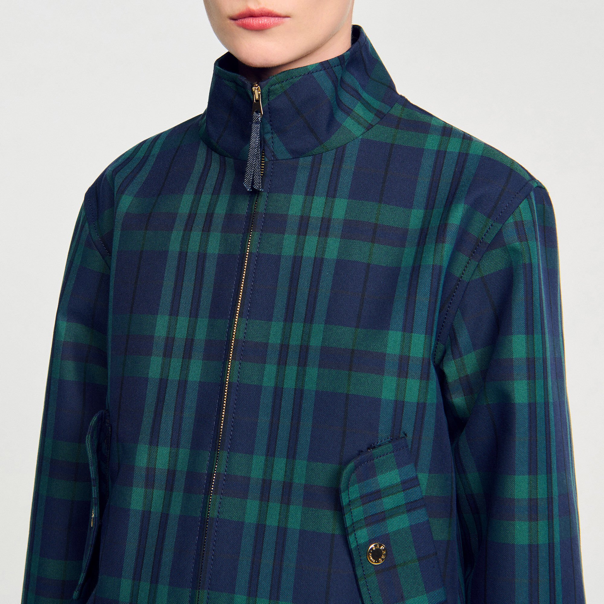 Checked jacket