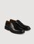 Derby-Schuhe aus glasiertem Leder