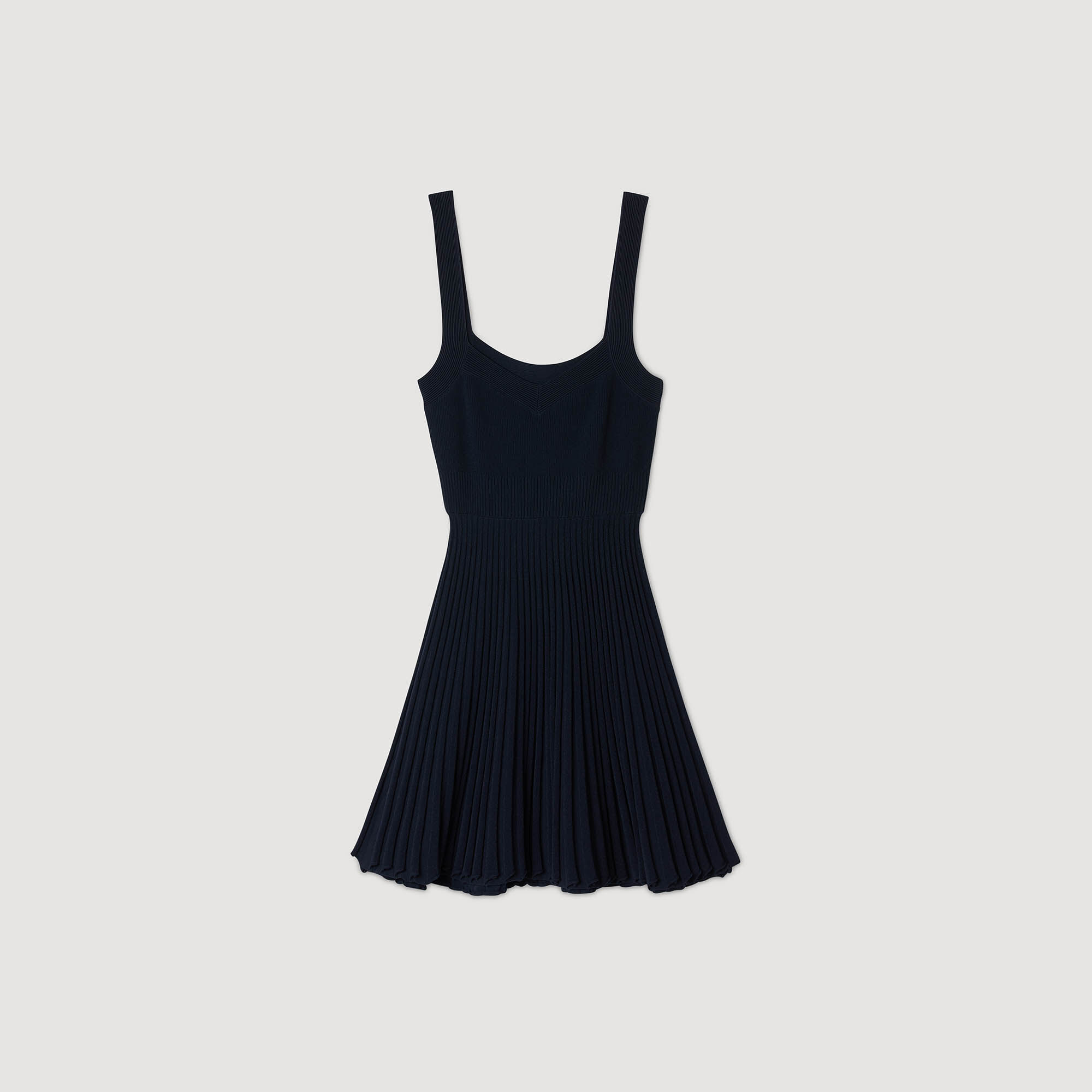 Robe courte en maille