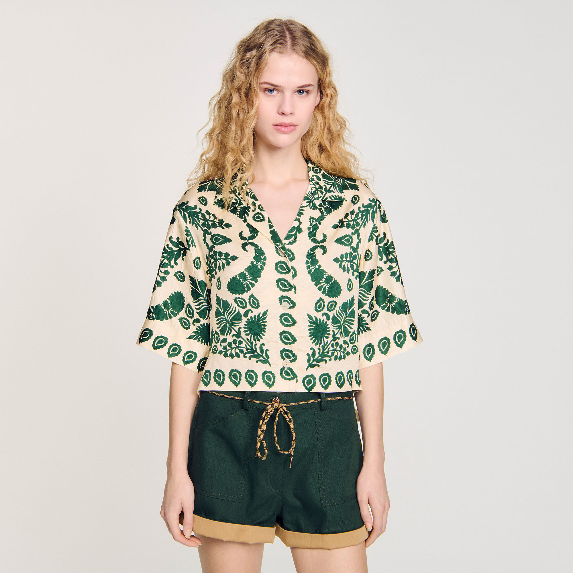 Hemd mit Blumenprint