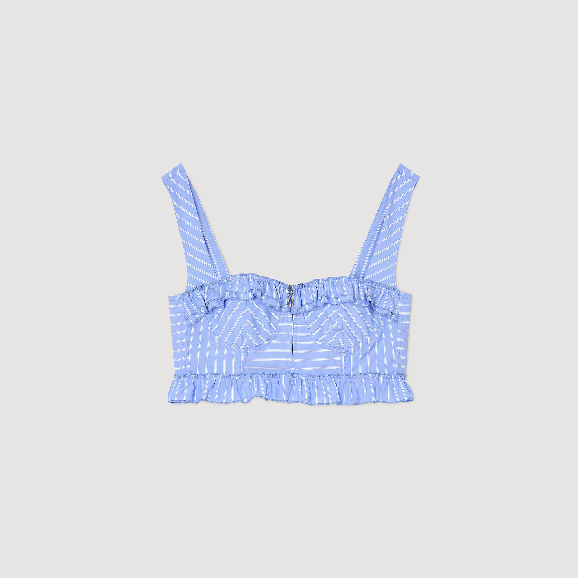 Striped crop top