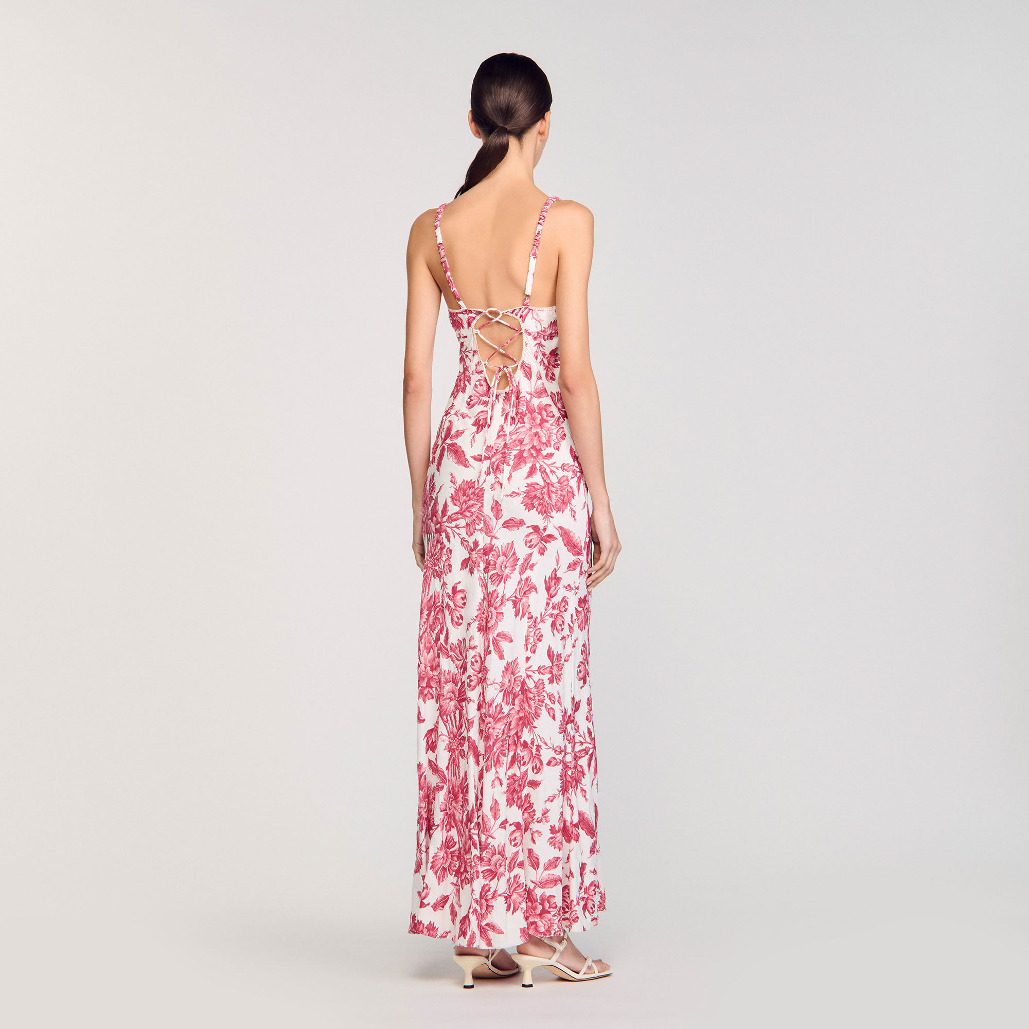 Floral print maxi dress