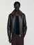 Reversed leather jacket