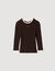 2-in-1 mixed wool jumper