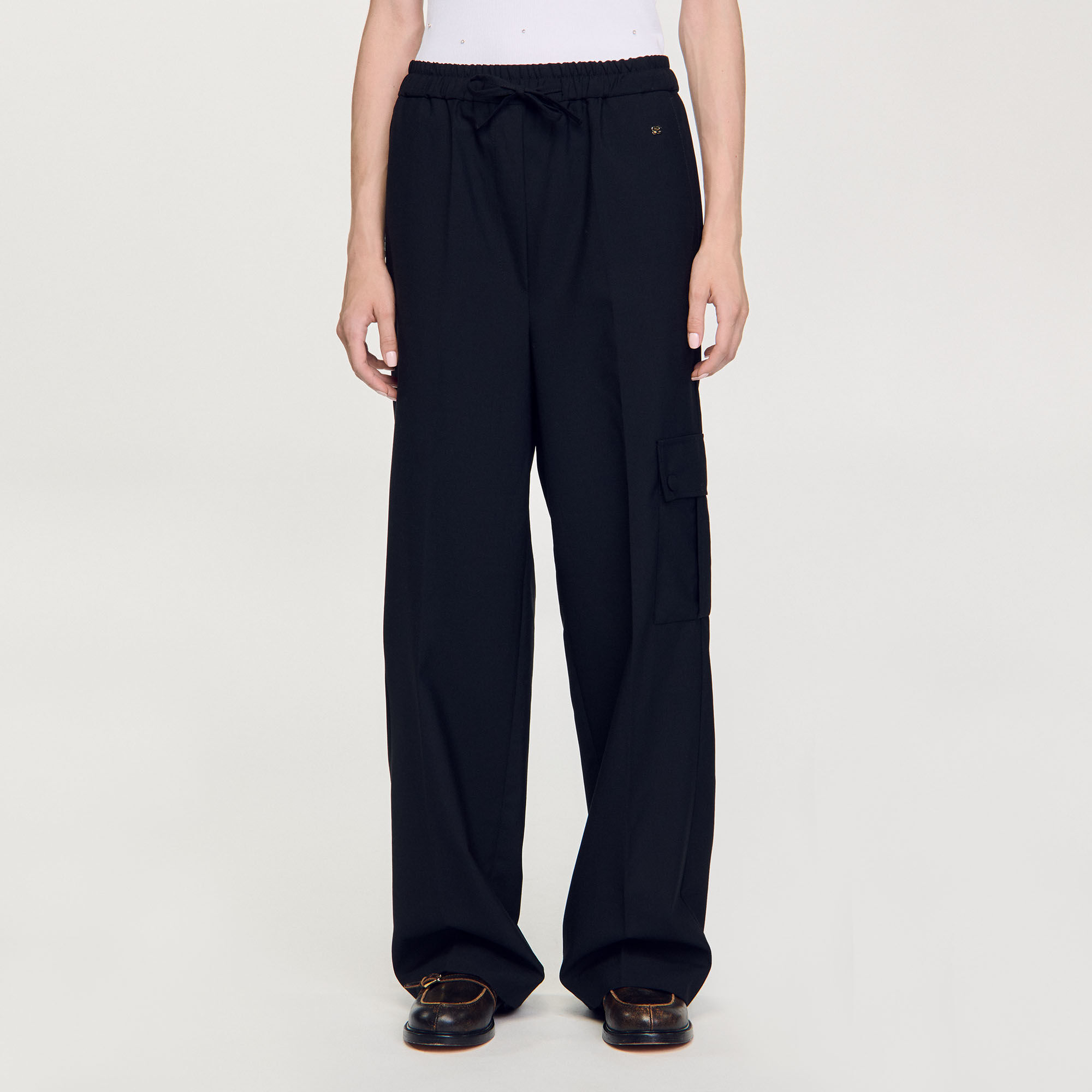 Elasticated waist trousers