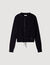 Pointelle knit cardigan