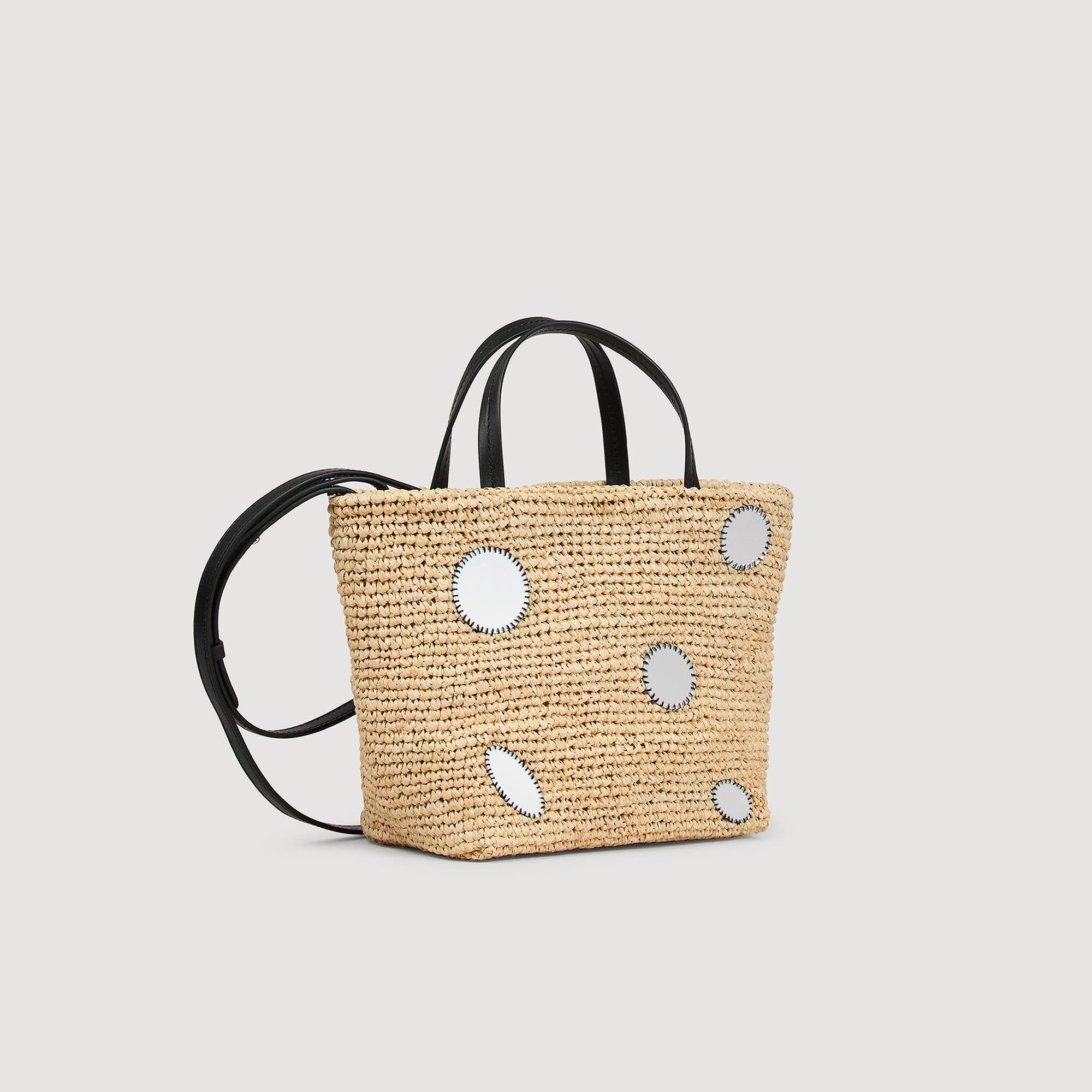 Sac panier en raphia