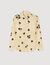Floral print linen shirt