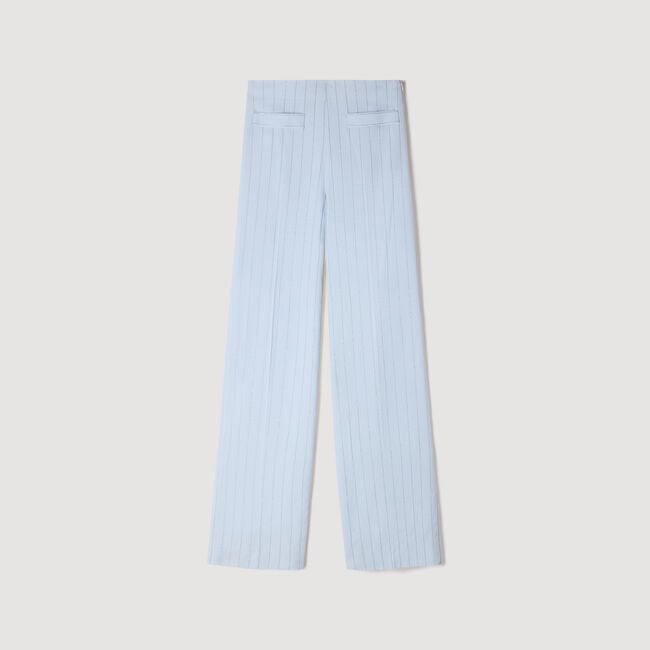 Gestreifte Hose mit Pailletten