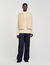 Sleeveless shearling cardigan