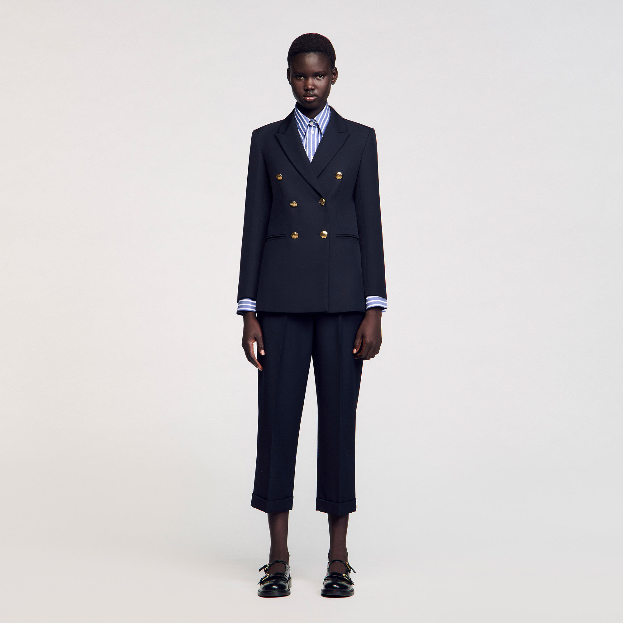 Veste de costume double boutonnage