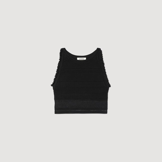 Ärmelloser Pullover