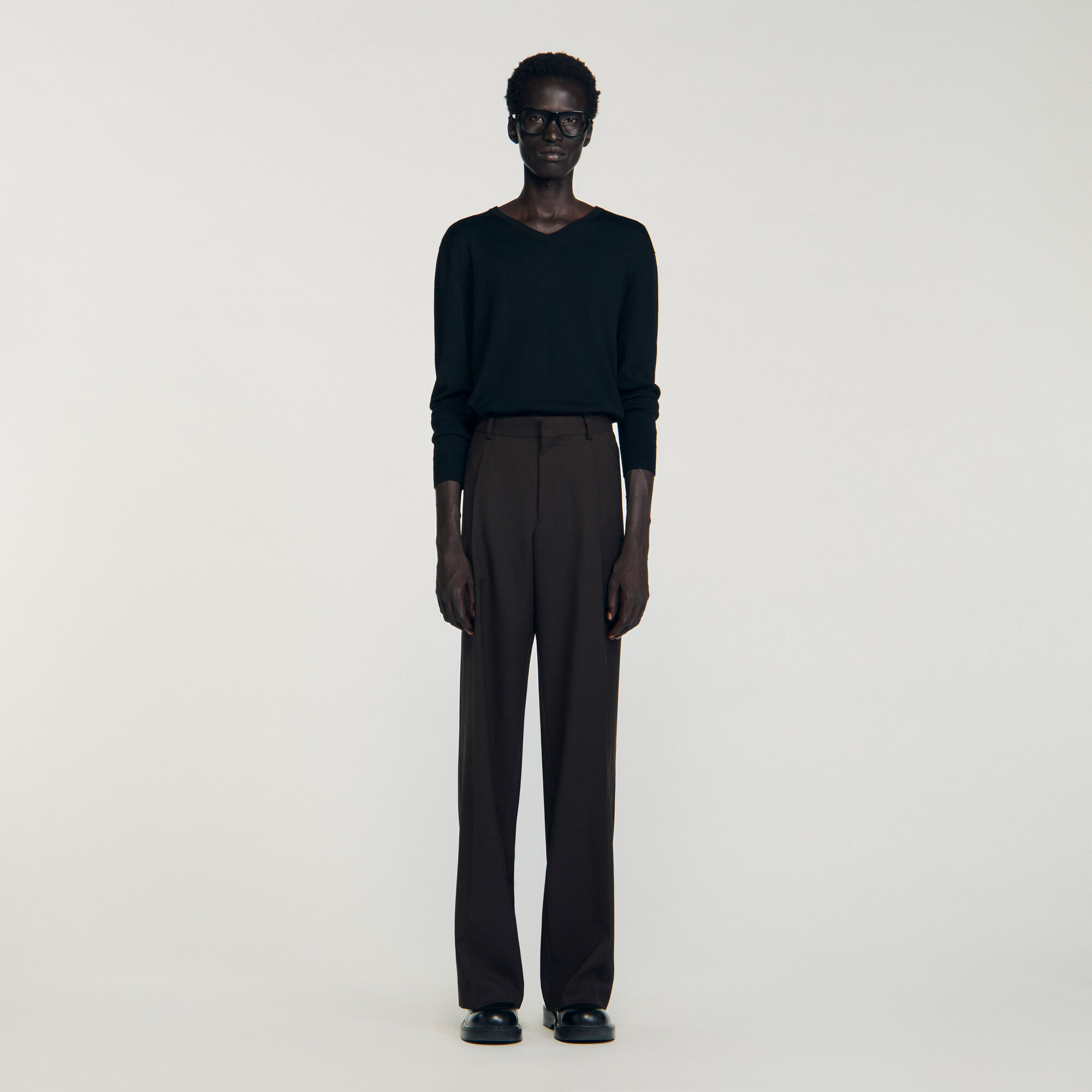 Pantalon de costume droit