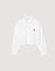 Cropped poplin shirt