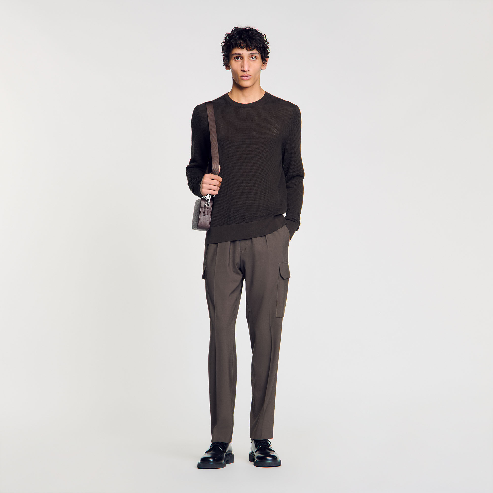 Pullover aus texturiertem Strick