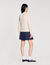 Pull bicolore en laine et cachemire 