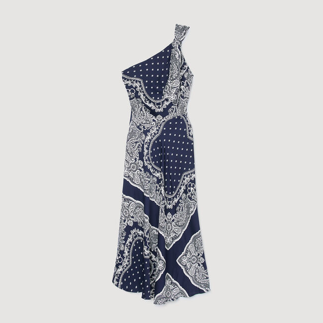 Bandana-print maxi dress
