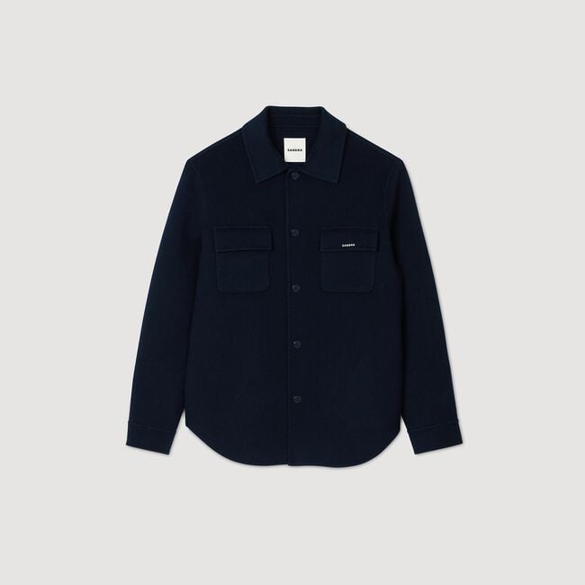 Double-faced overshirt