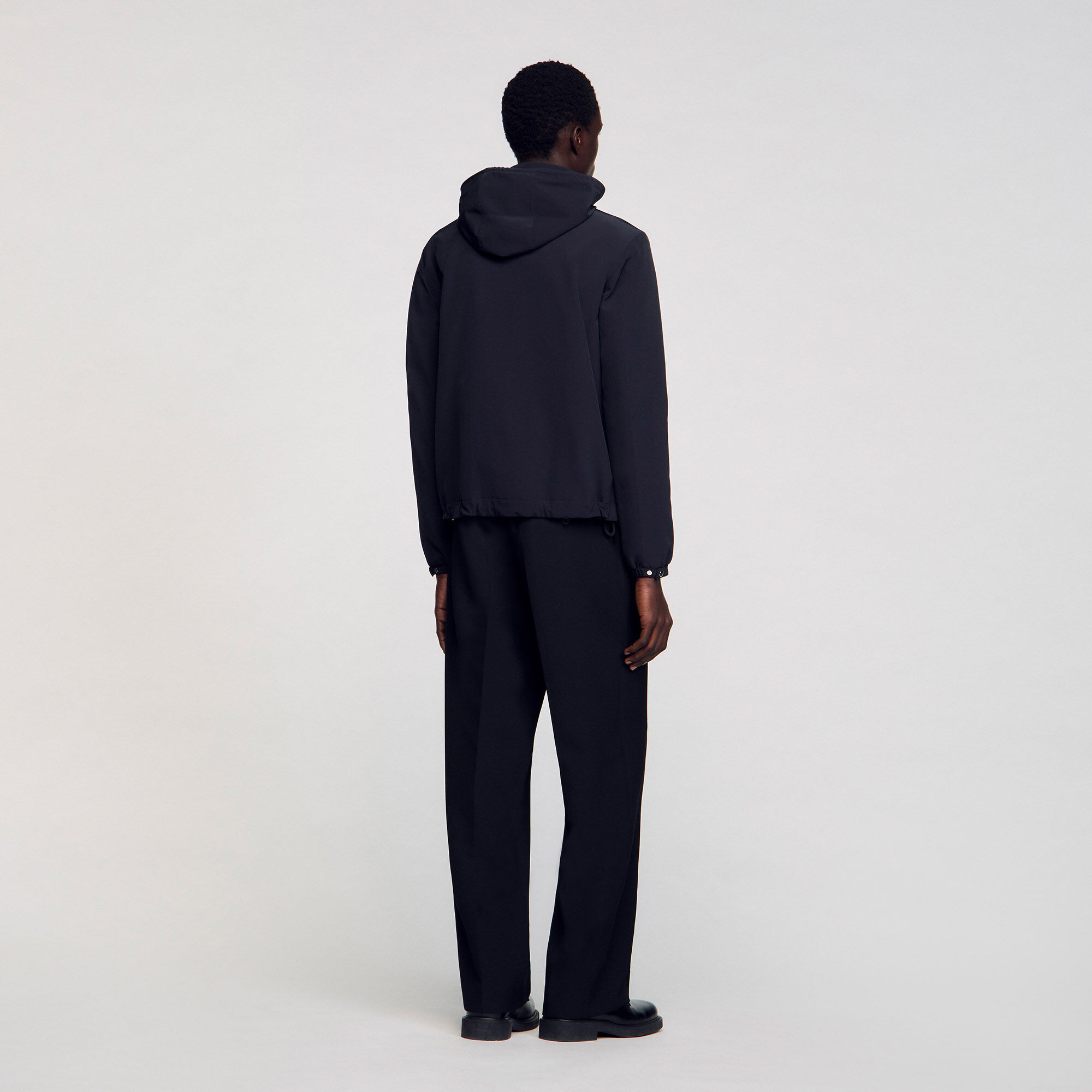 Blouson zippé à capuche