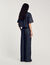 Raw denim wide-leg jeans