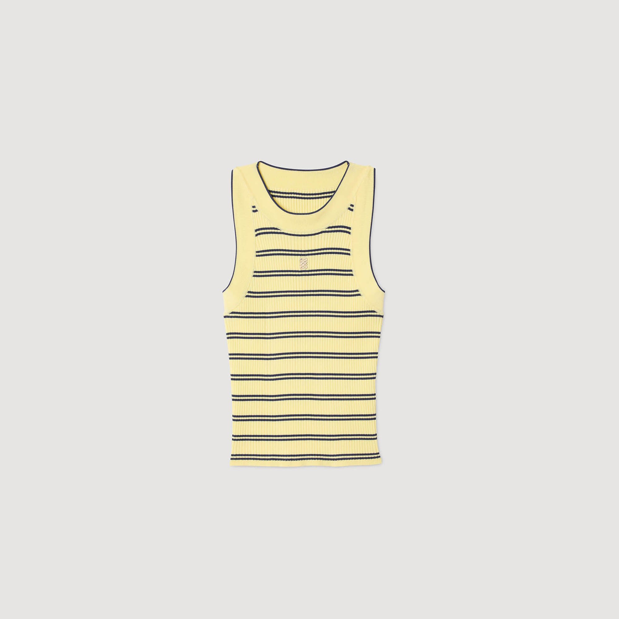 Gestreiftes Stricktop