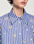 Beaded striped shirt