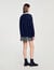 Cardigan long bicolore