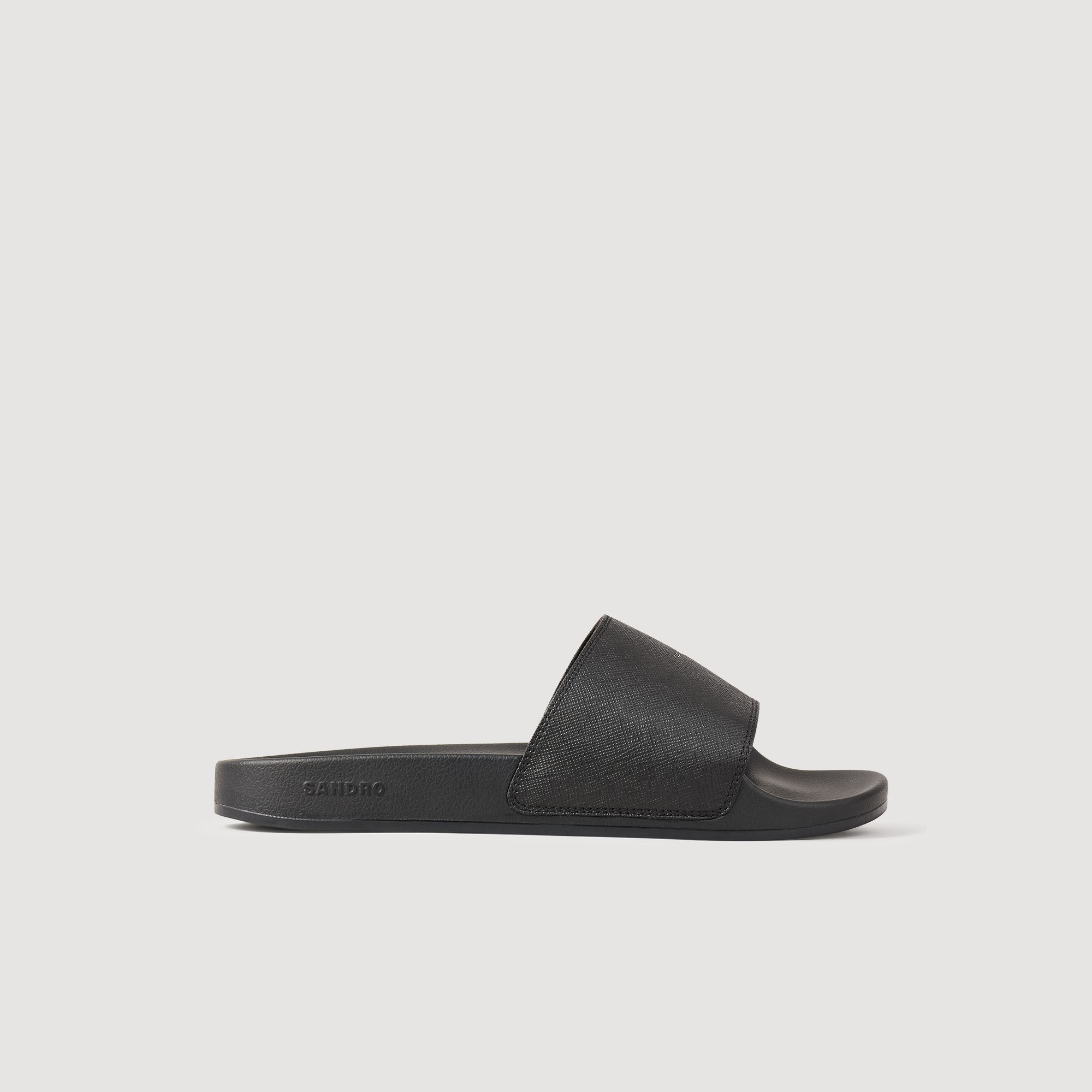 Sandales en cuir reconstitué