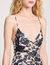 Langes Kleid mit Blumenprint