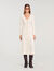 Robe longue en maille fantaisie