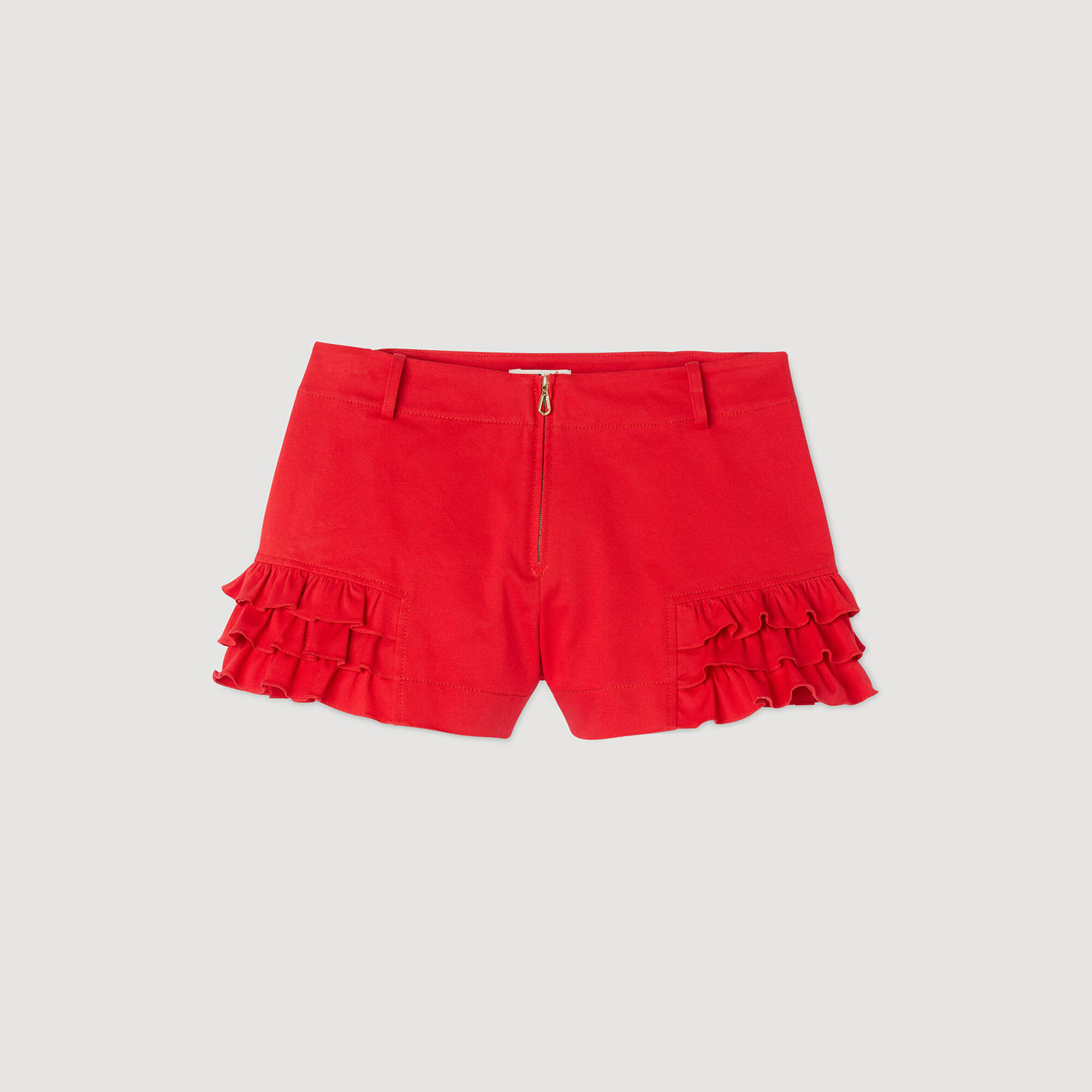 Shorts mit Volants