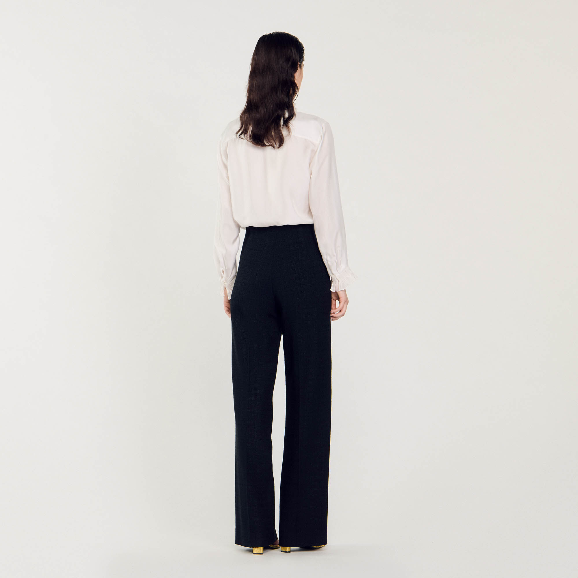 Pantalon en tweed