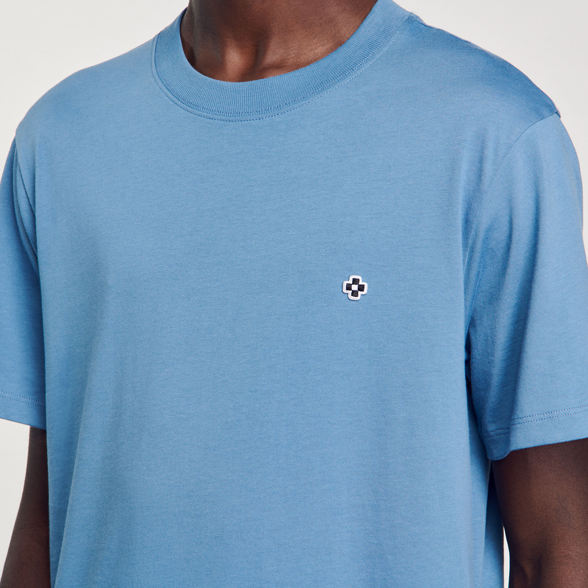 T-shirt with Square Cross patch