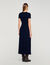 Langes Strickkleid