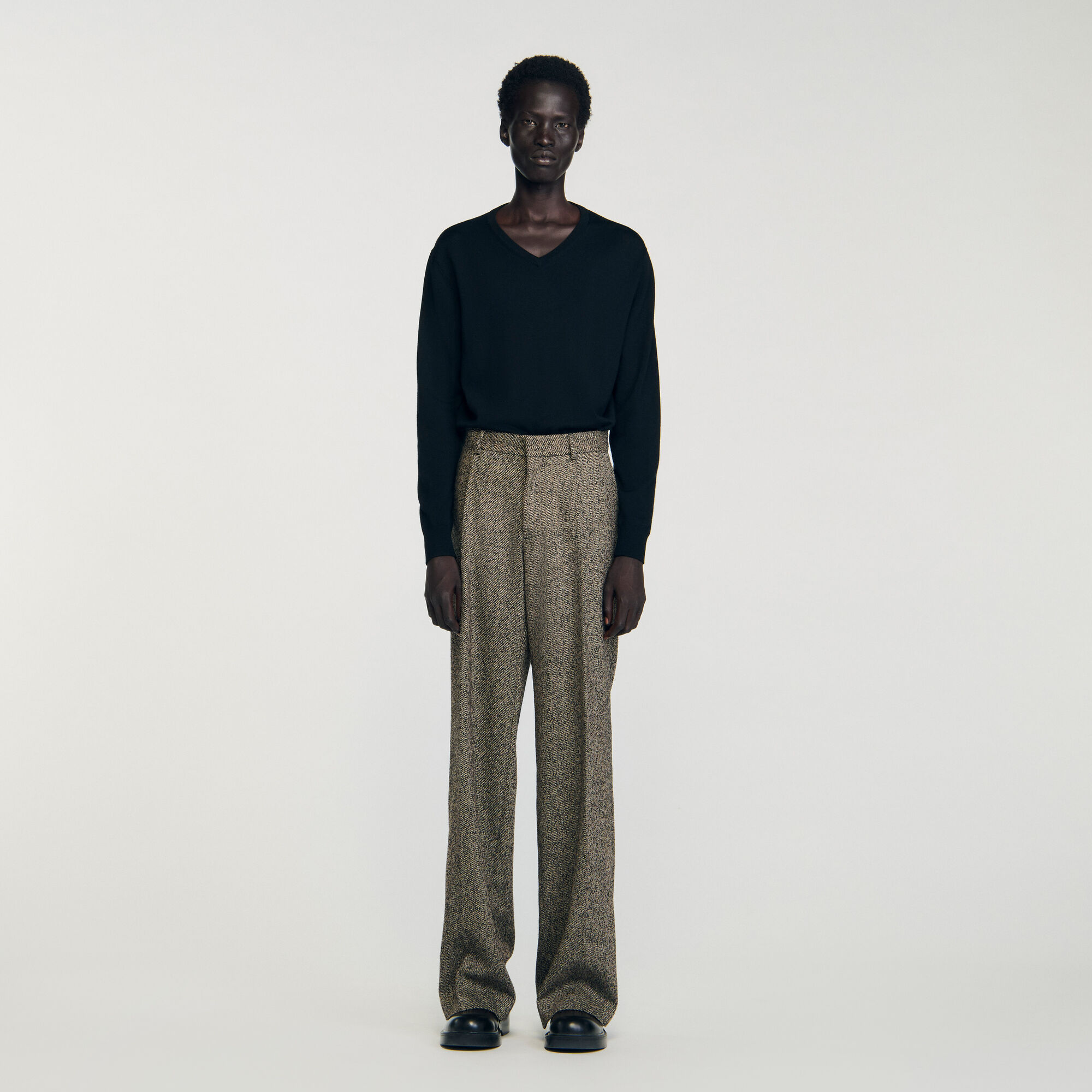 Pantalon de costume large 