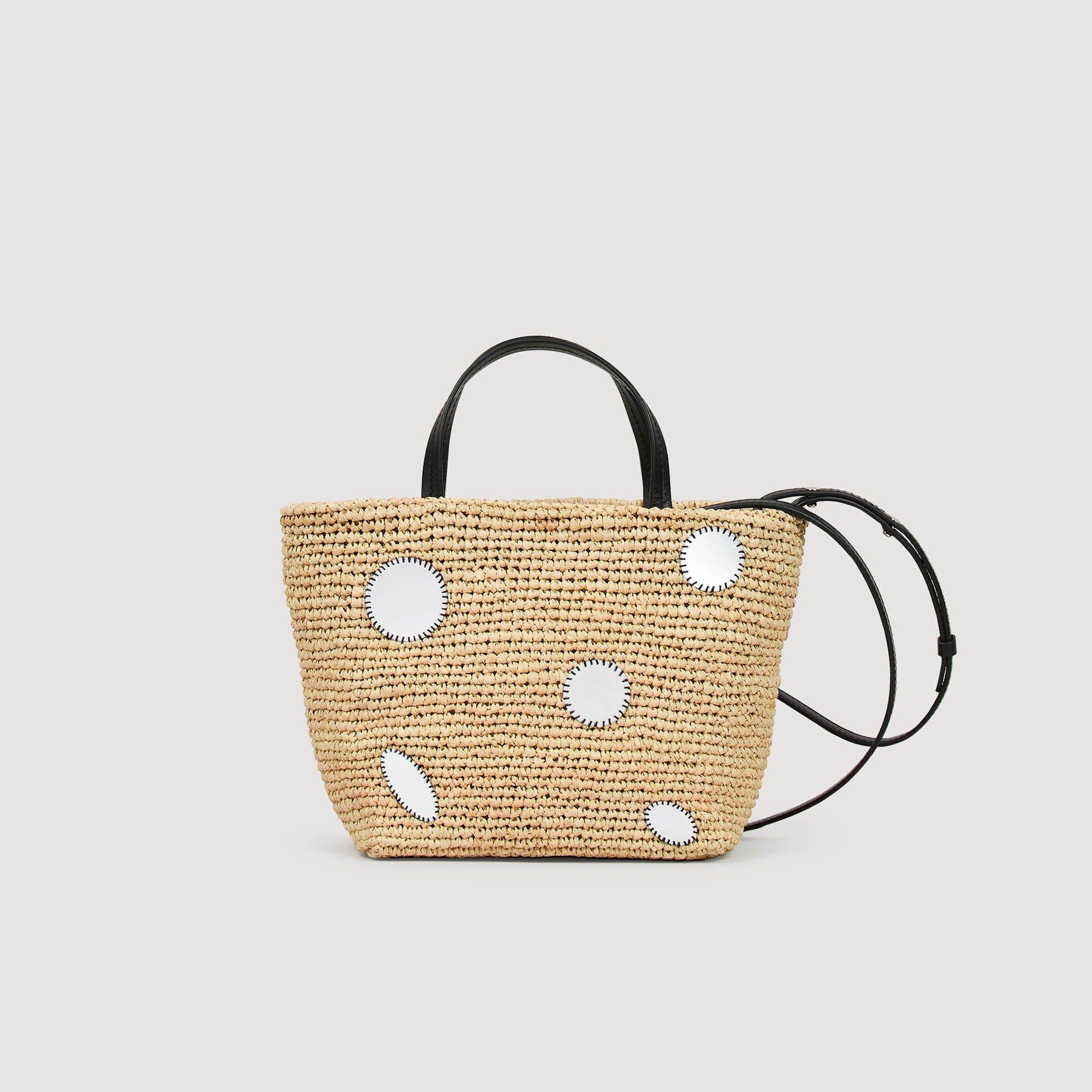 Sac panier en raphia