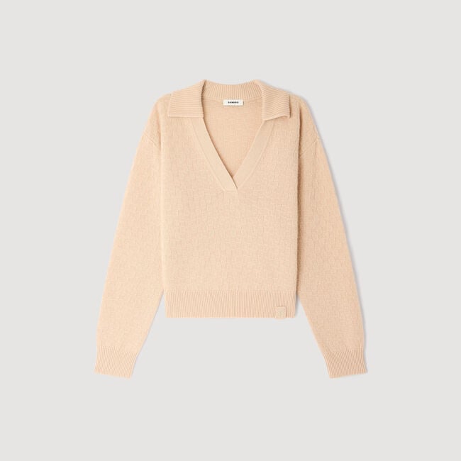 Pull à col polo