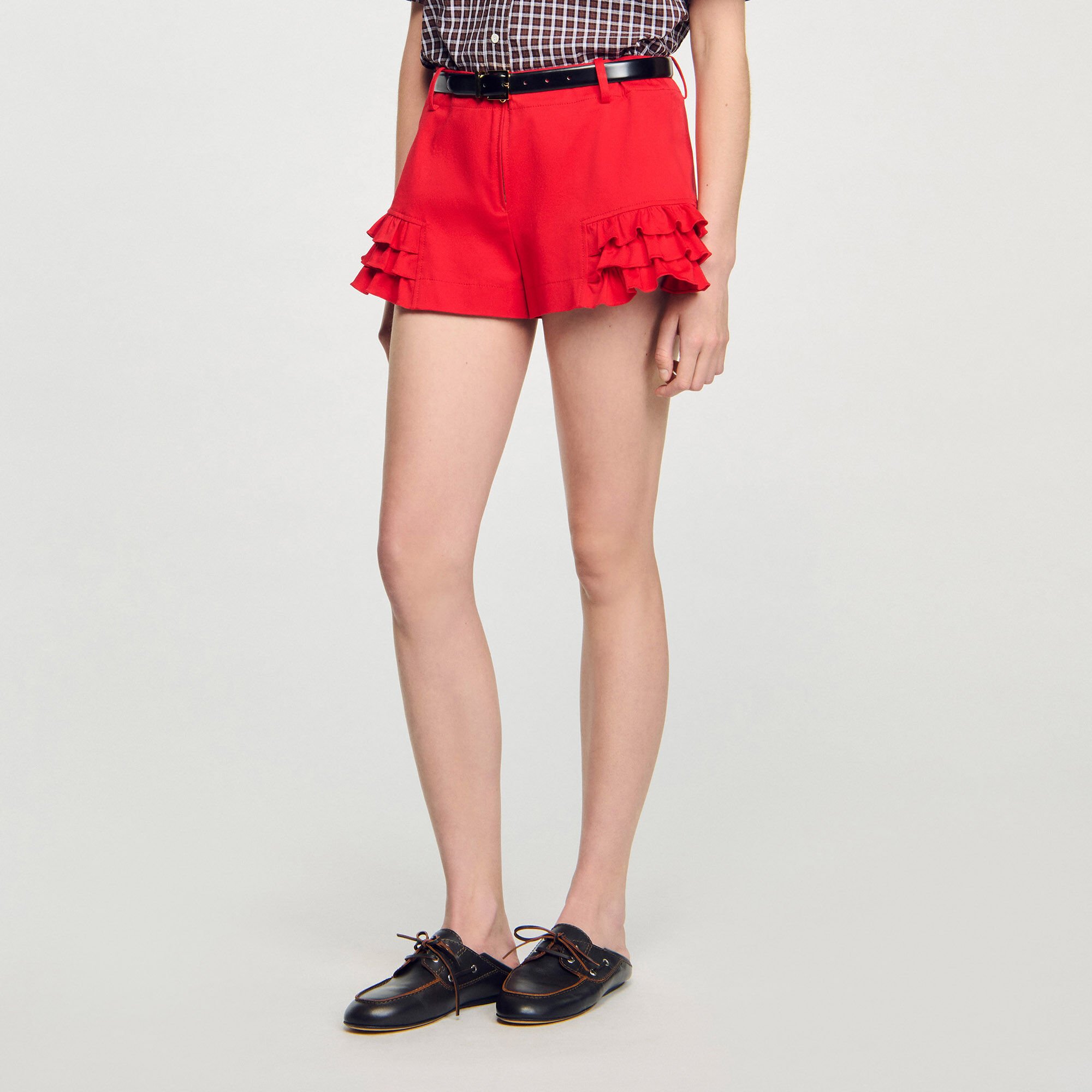 Ruffled shorts