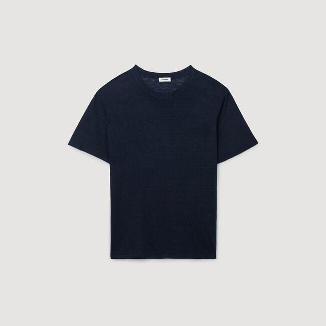 T-Shirt aus zertifiziertem Leinen