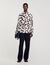 Camellia motif shirt