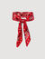 Foulard en soie à imprimé bandana