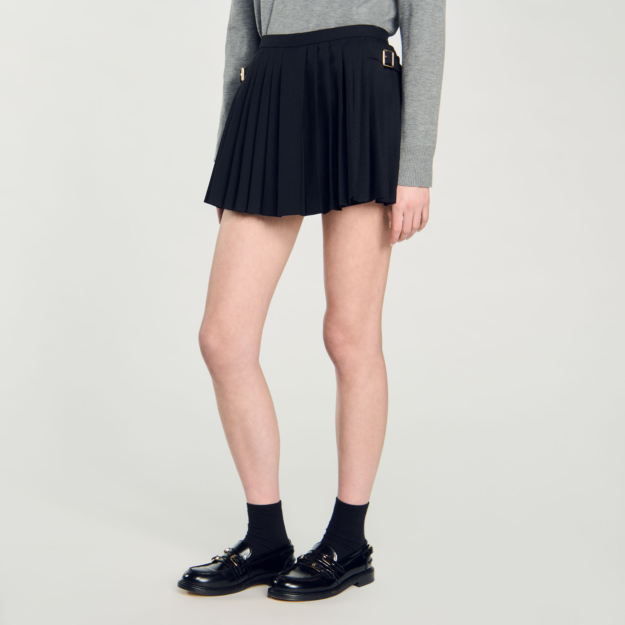 Jupe short plissée